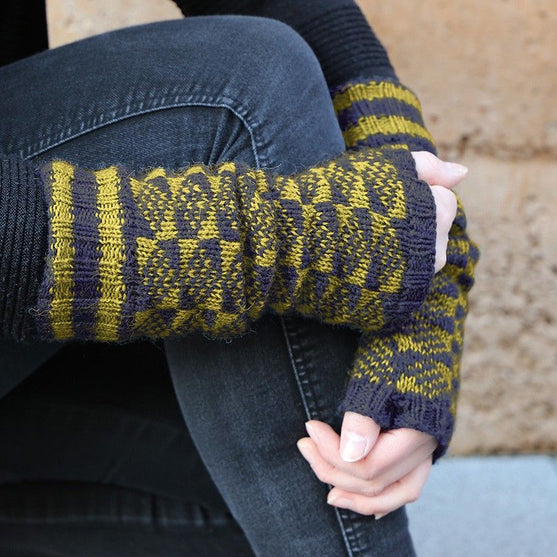 

Mitaines à motifs de losanges
1