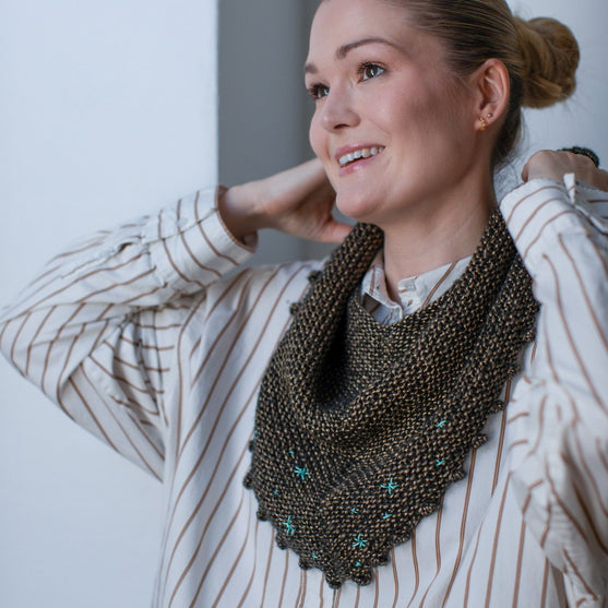 

4e dimanche de l'Avent - Tricot - Snowflake - Echarpe
5