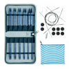 

Set d'aiguilles circulaires interchangeables Stellar Deluxe - Sapphire - Hobbii
1