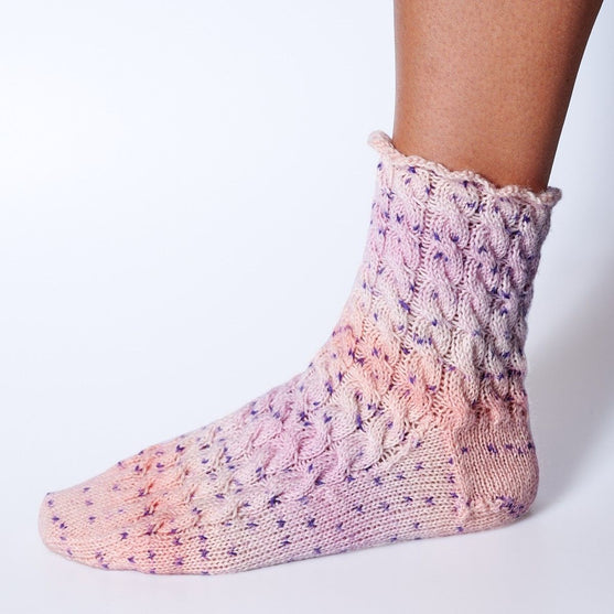 

Chaussettes avec Torsades
2