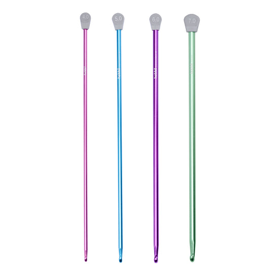 Set de crochets tunisiens Alu - 27 cm - Hobbii