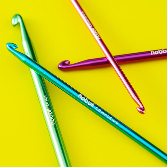 

Ensemble de crochets tunisiens doubles Alu - 28 cm - Hobbii
5