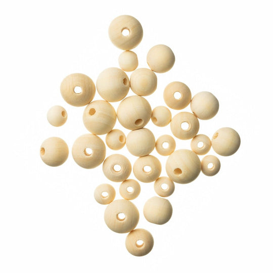 Perles en bois - Mélange - Hobbii