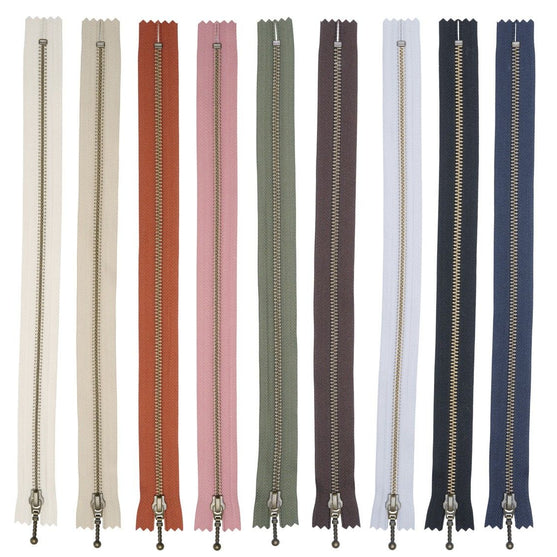 

Fermeture éclair - Laiton antique - YKK
1