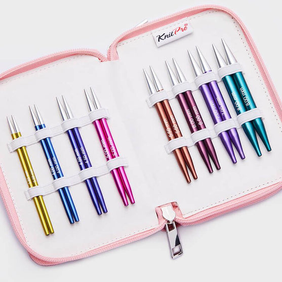 

Zing Deluxe - Kit d'Aiguilles Circulaires Interchangeables Courtes - KnitPro
2