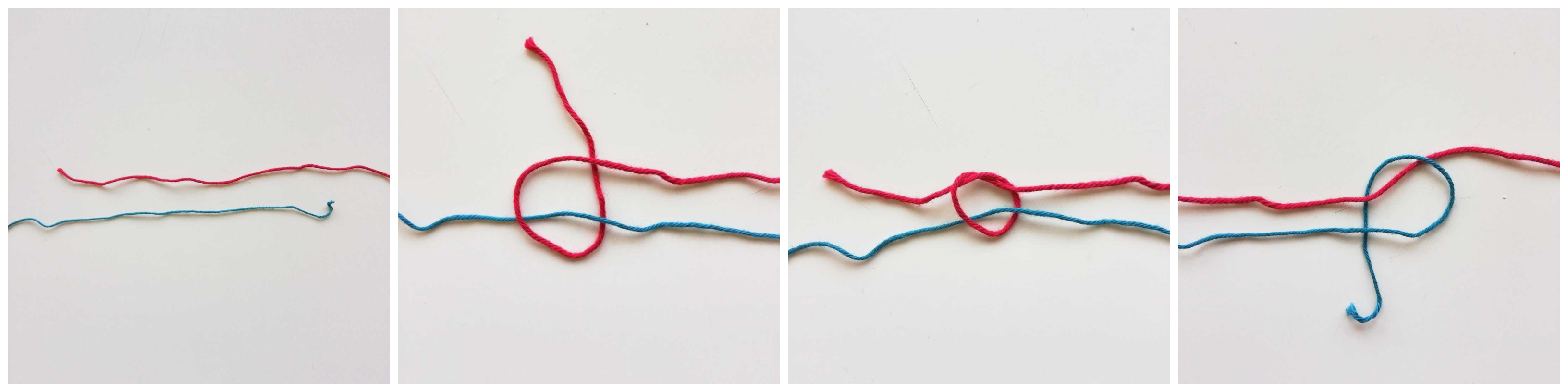 Comment faire un nœud invisible pour raccorder deux pelotes de
